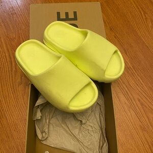 Yeezy slides NEON